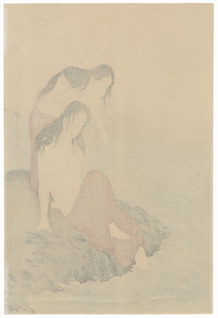Awabi Divers by Utamaro (1750 - 1806) 