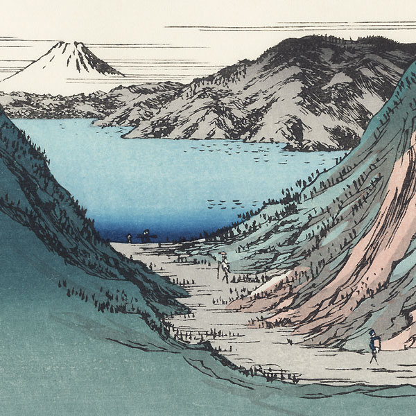 Kiso Kaido Shiojiri-Toge by Hiroshige (1797 - 1858)
