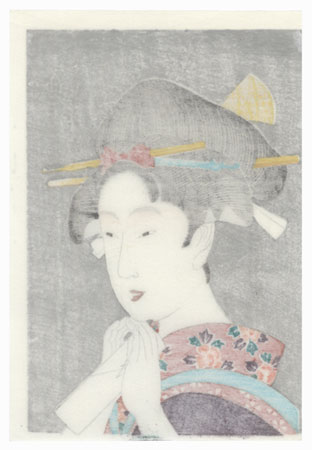 Osome of the Aburaya by Utamaro (1750 - 1806)