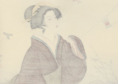 First Easterly Wind by Kiyokata Kaburagi (1878 - 1972)
