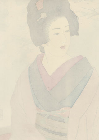 Cherry Blossom Beauty by Ito Shinsui (1898 - 1972)