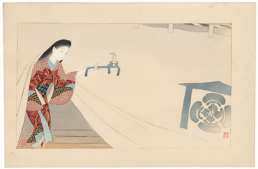 The Heroine Tora Gozen  by Ishikawa Toraji (1875 - 1964)