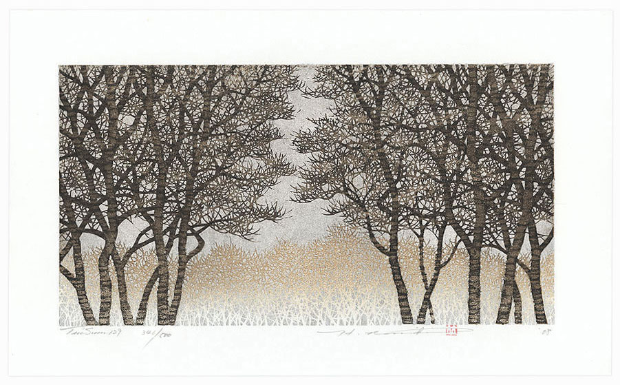 Treescene 129, 2008 by Hajime Namiki (born 1947)