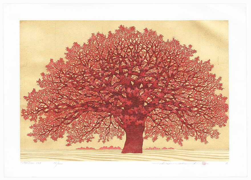 Treescene 149, 2015 by Hajime Namiki (born 1947)