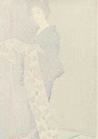 Beauty in Summer Kimono, 1920 - Limited Edition Commemorative Print by Hashiguchi Goyo (1880 - 1921)