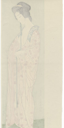 Beauty in a Long Undergarment, 1920 - Limited Edition Commemorative Print by Hashiguchi Goyo (1880 - 1921)