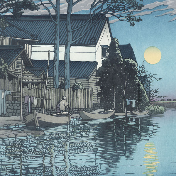 Evening at Itako, 1930 by Hasui (1883 - 1957)
