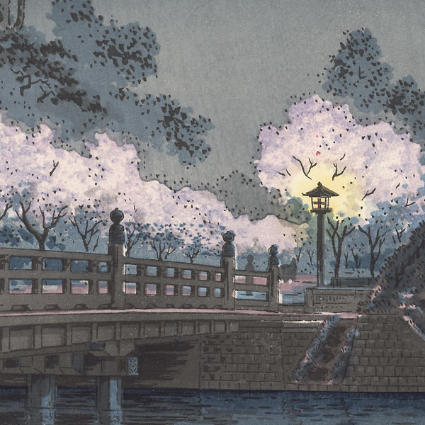 Benkei Bridge at Night, 1933 by Tsuchiya Koitsu (1870 - 1949)