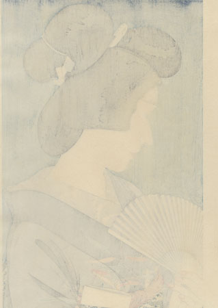 Geisha in Summer Style - Limited Edition Commemorative Print by Torii Kotondo (1900 - 1976)