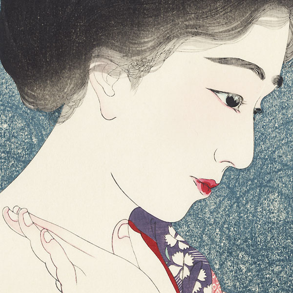 Applying Powder - Limited Edition Commemorative Print by Torii Kotondo (1900 - 1976)