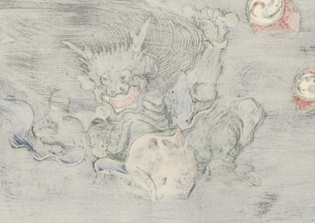 The Thunder God Raijin by Kamisaka Sekka (1866 - 1942)