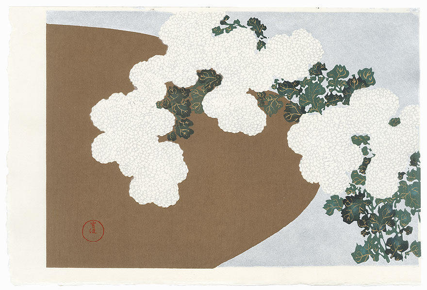 Chrysanthemums by Kamisaka Sekka (1866 - 1942)