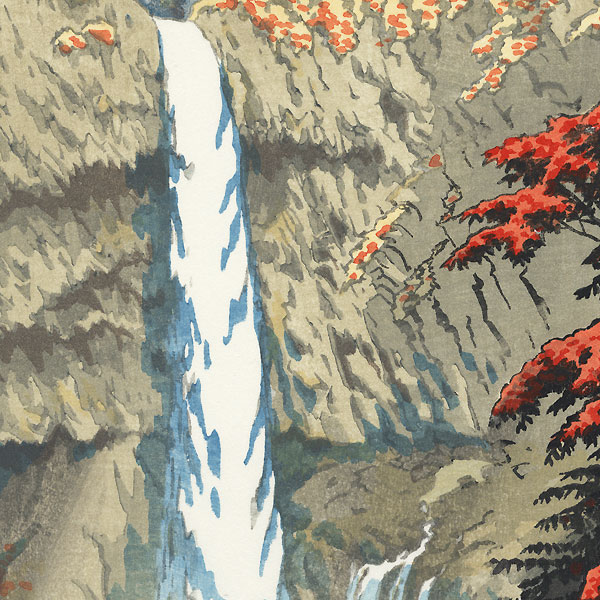 Kegon Waterfall at Nikko, 1952 by Shiro Kasamatsu (1898 - 1991)