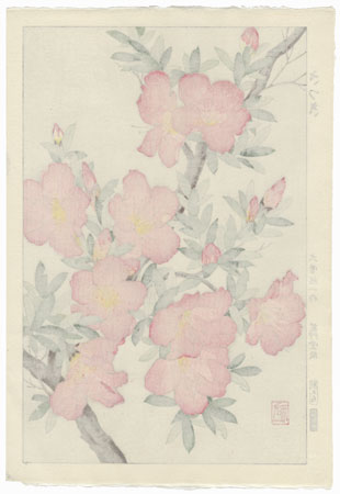 Azalea by Kawarazaki Shodo (1889 - 1973)