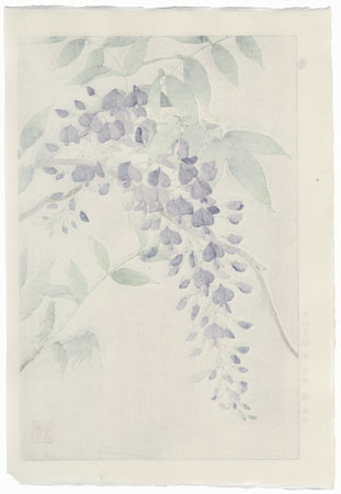 Wisteria by Kawarazaki Shodo (1889 - 1973)