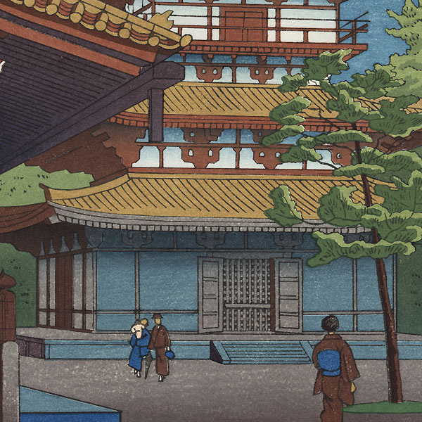 Twilight in Yakushiji Temple, 1953 by Takeji Asano (1900 - 1999)