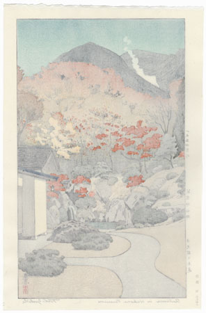 Autumn in Hakone Museum, 1954 by Toshi Yoshida (1911 - 1995)