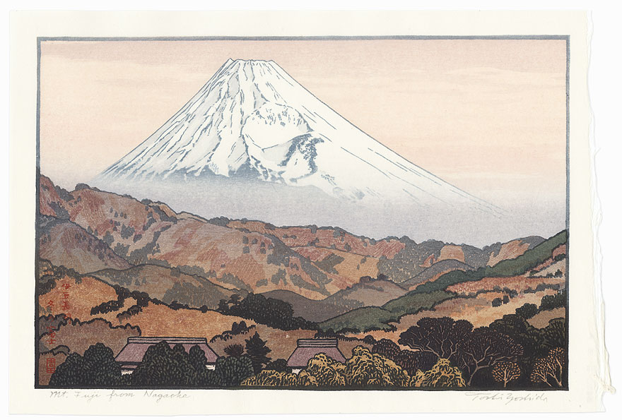 Mt. Fuji from Nagaoka, 1962 by Toshi Yoshida (1911 - 1995)