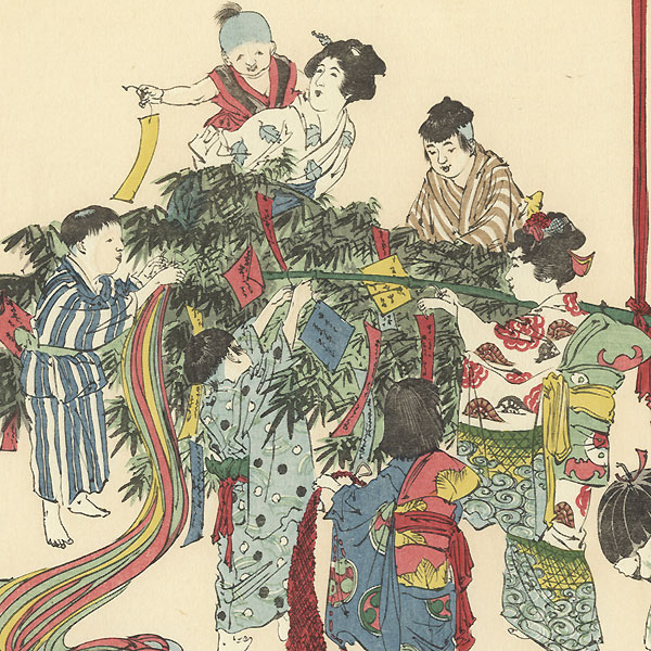 Tanabata Festival by Meiji era artist (not read)