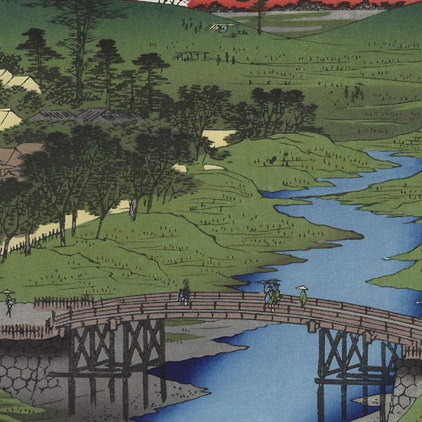 Furukawa River, Hiroo by Hiroshige (1797 - 1858)
