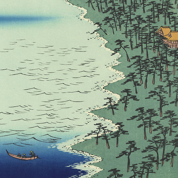Tango Province, Ama no hashidate by Hiroshige (1797 - 1858)