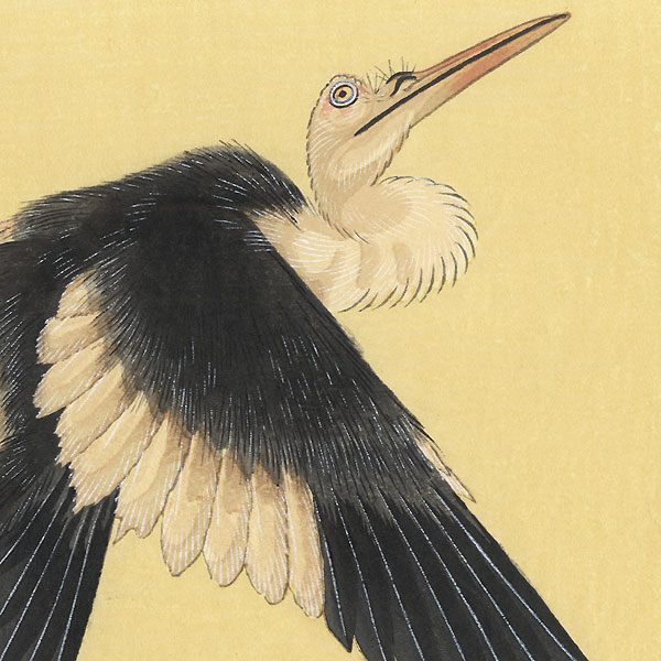 Stork by Hokusai (1760 - 1849)