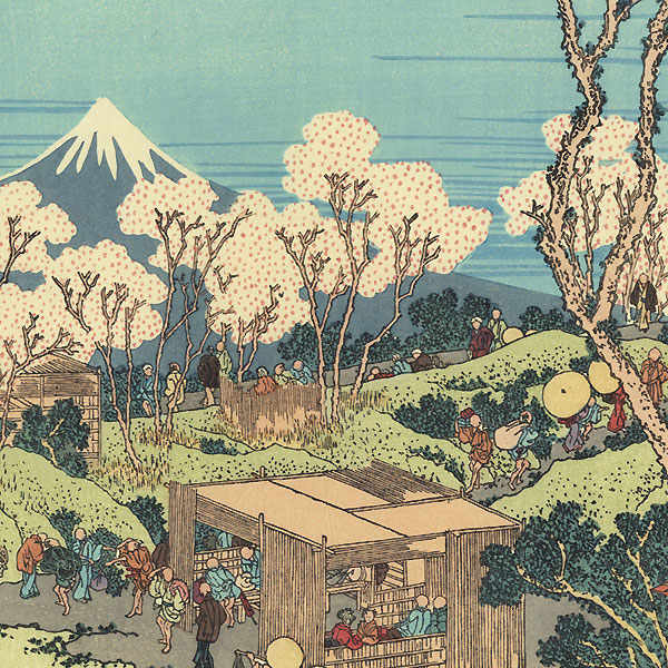 Mt. Fuji as Seen from Sumida by Hokusai (1760 - 1849)