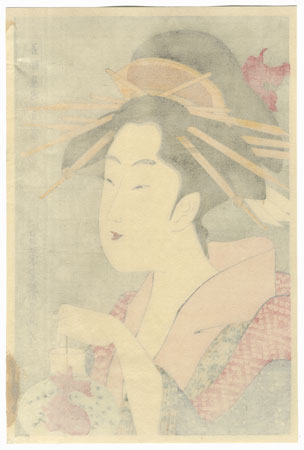 Shiratsuyu of the Teahouse Wakanaya by Eisho (1790 - 1799)