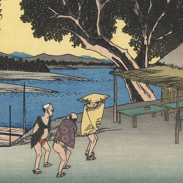 Shionata, Station 24 by Hiroshige (1797 - 1858)