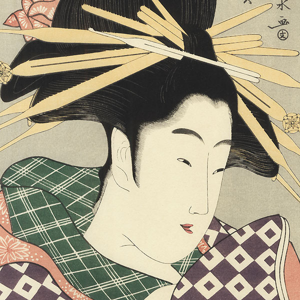 Shizuka of the Tamaya by Eisui (active circa 1790 - 1823)