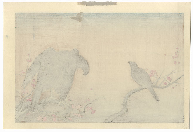 Hawk and Shrike by Utamaro (1750 - 1806)