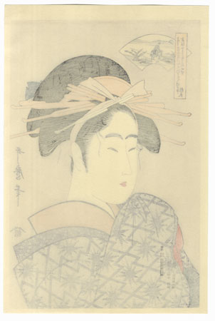 The Ide Jewel River by Utamaro (1750 - 1806) 