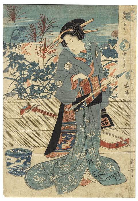 A Clearance Opportunity! Meiji or Edo era Original by Edo era artist (not read)