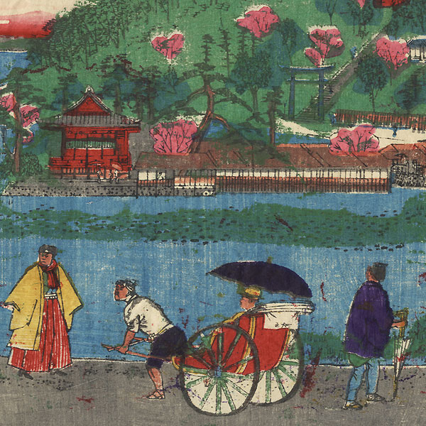 A Clearance Opportunity! Meiji or Edo era Original by Hiroshige III (1843 - 1894)