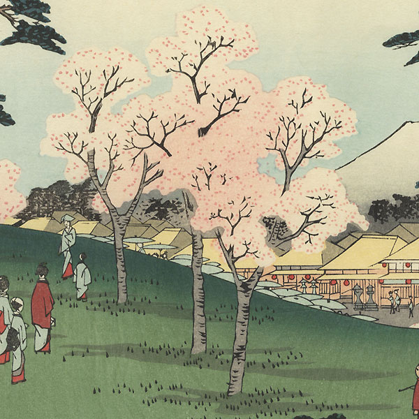 Mt. Asuka in the Eastern Capital by Hiroshige (1797 - 1858)