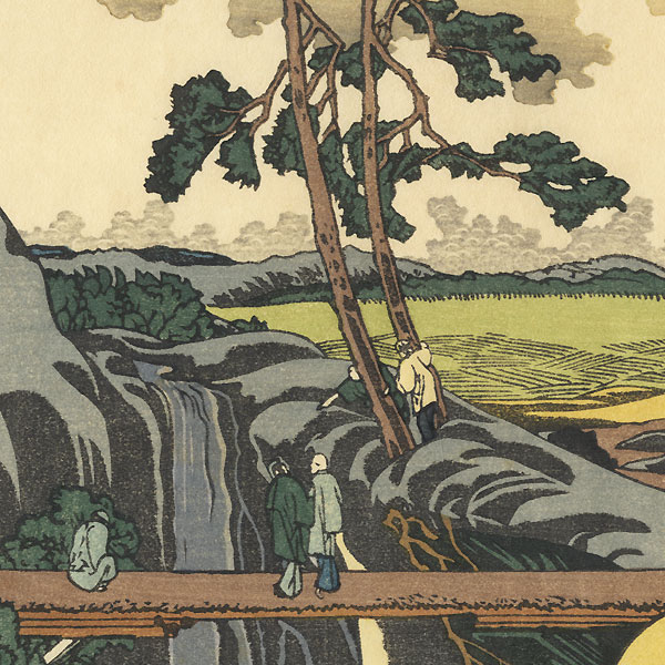Juniso at Yotsuya by Hokusai (1760 - 1849)