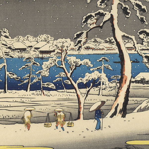 The Embankment of the Sumida River by Hiroshige (1797 - 1858)