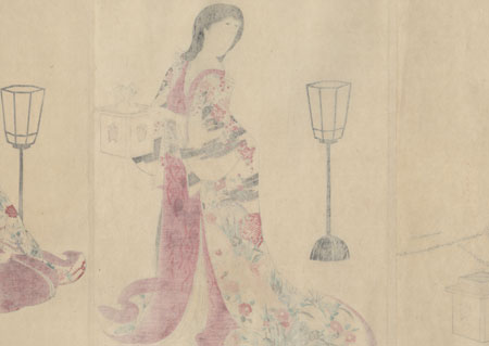 Warding off Evil Spirits by Chikanobu (1838 - 1912)