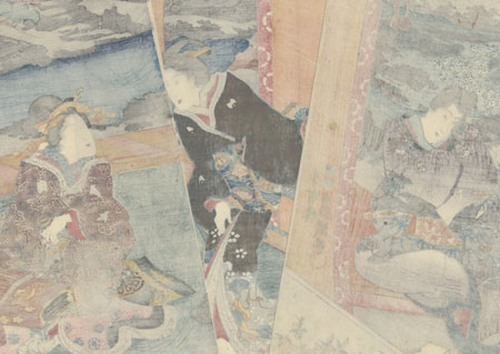 Scene from Inaka Genji, 1847 - 1852 by Toyokuni III/Kunisada (1786 - 1864) 