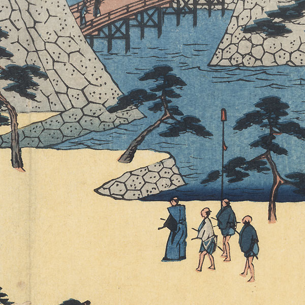 Kameyama, 1847 - 1852 by Hiroshige (1797 - 1858)