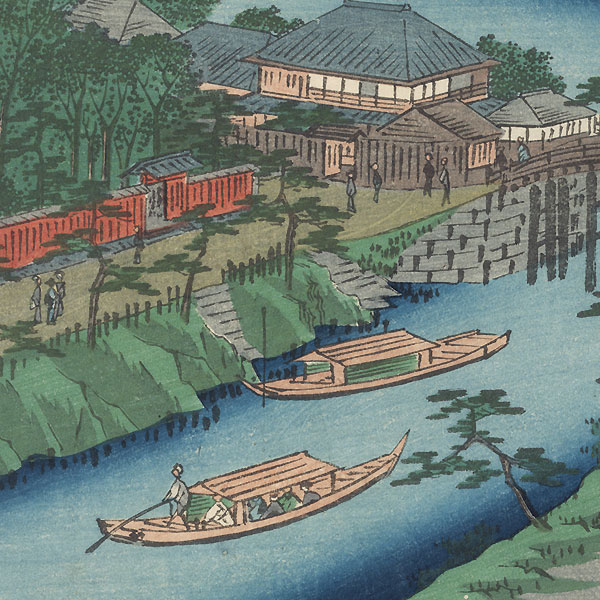 Yanagishima, 1857 by Hiroshige (1797 - 1858)