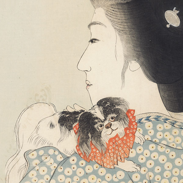 Dog by Yamamoto Shoun (1870 - 1965) 