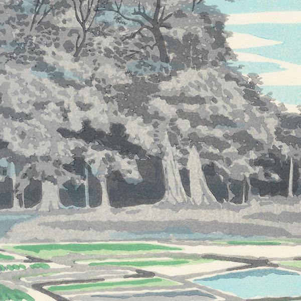 Rice Fields by Tokuriki (1902 - 1999)