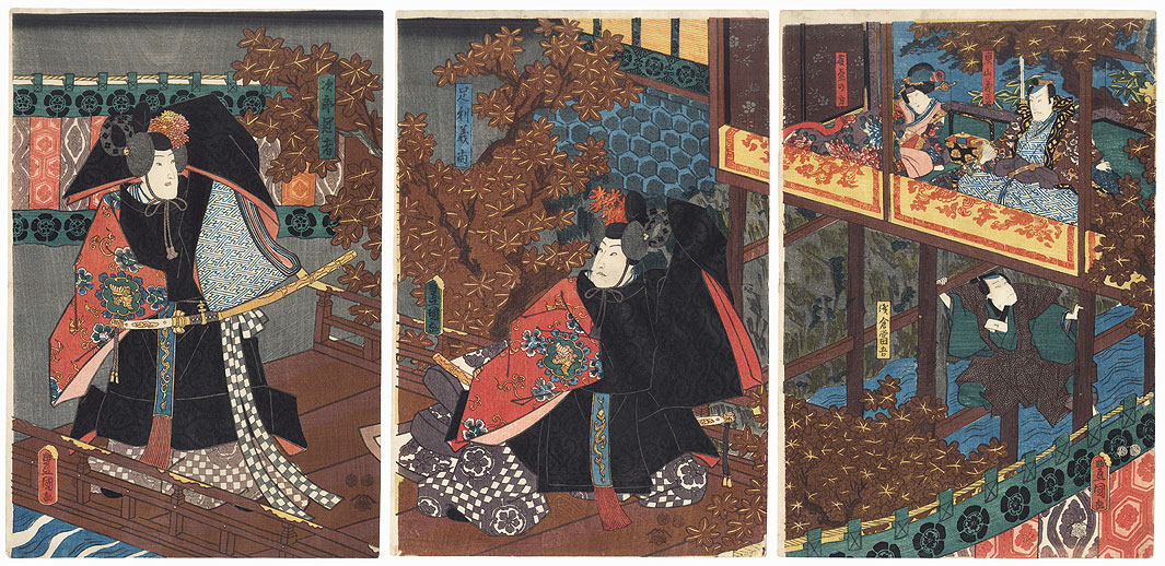 Scene from the Higashiyama Storybook, 1851 by Toyokuni III/Kunisada (1786 - 1864)