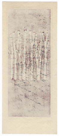 Autumn Woods C, 1977 by Fumio Fujita (born 1933)