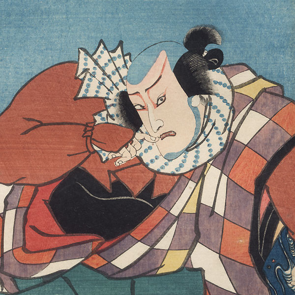 Worried Boatman, 1860 by Toyokuni III/Kunisada (1786 - 1864)