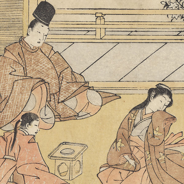 The Syllable Yo: Meeting a Former Lover Now Married to Another Man, circa 1770 - 1773 by Shunsho (1726 - 1792)