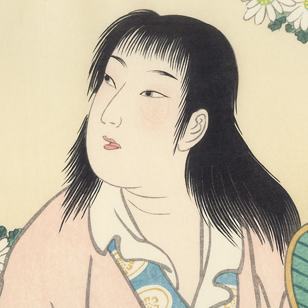 September: Chrysanthemum Child in the Play Kiku Jido by Tadamasa Ueno (1904 - 1970)