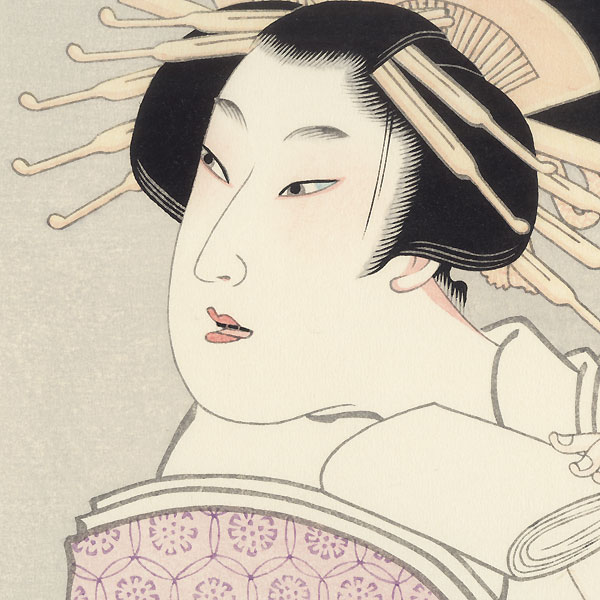 March: Courtesan Agemaki in the Play Edo Sakura by Tadamasa Ueno (1904 - 1970)