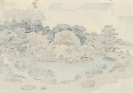 Ninomaru Garden at Nijo Castle by Nisaburo Ito (1910 - 1988)